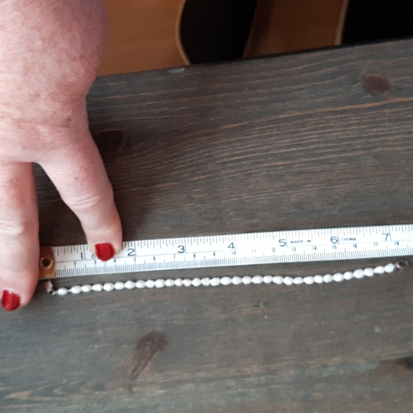 Freshwater seed Pearl necklace and bracelet Set - Picture 6 of 8